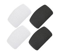 Ciieeo Kit Riparazione Tacchi Scarpe Toppe Autoadesive in Rete per Sneaker e Scarpe Sportive 4 Pezzi Nero e Bianco Protezione e Riparazione Invisibile del Tallone