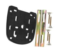 Ciieeo Kit Supporto Portapacchi Posteriore Moto con Ferramenta Completa in Pp e Ferro, Piastra Base Rinforzata con Viti per Montaggio Sicuro, Accessori Compatibili per Bauletti,