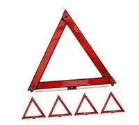 Ciieeo Kit Triangoli Di Emergenza Pieghevoli Per Auto 5 Pezzi Cartello Stradale Riflettente in Plastica Resistente Per Sicurezza Stradale e Parcheggio Di Emergenza