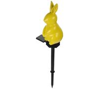 Ciieeo Lampada Solare da Esterno a Forma di Coniglio con Sensore di Luce, Decorazione Pasquale in Abs Resistente Ipx55, Illuminazione Decorativa per Spazi Esterni e Aree Verdi