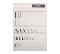 Ciieeo Libro di Calligrafia Inglese per Scrittura Artistica, Bianco | Quaderno per Esercitarsi nella Calligrafia, Carta da Scrivere, Libro per Imparare Scrivere, Formato Pratico