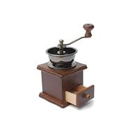 Ciieeo Macchina Per Caffè Manuale Vintage A Mano Con Macina in Legno Lame in Ceramica Tradizionale Elegante Colore Casuale