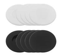 Ciieeo Manicotti Copri Stetoscopio in Silicone 10 Pezzi 5 Neri + 5 Protezione Morbida per Campana Stetoscopio Accessori Medici per Infermieri e Uso Ospedaliero