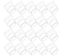 Ciieeo Manicotti Rete Porta Flacone Salino 20 Pezzi in Plastica Spessa Riutilizzabile per Bottiglie Piccole Uso Clinico e Ospedaliero Facile da Pulire