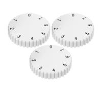 Ciieeo Manopola Termostato Set da 3 Pezzi in Plastico Bianca per Congelatore Sostituzione Facile Controllo Temperatura Multifunzionale per Frigorifero e Freezer