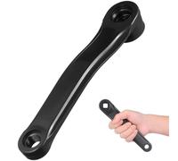 Ciieeo Manovella Nero Lega Alluminio in Quadro Perno di Resistente Pieghevole Orizzontale da 170mm, Sostituzione Pedivella Bicicletta Bici Mountain Bike