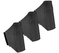 Ciieeo Marsupio Fascia da Gamba per Corsa 3 Pezzi Custodia Elastica per Telefono Porta Chiavi Supporto Regolabile per Cellulare da Jogging e Fitness