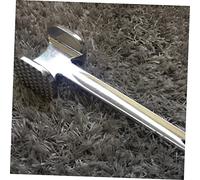 Ciieeo Martello Batticarne in Alluminio Antiruggine Strumento Professionale per Ammorbidire Carne Bistecca e Pollo Piccola con Anello per Appenderlo