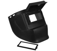 Ciieeo Maschera per Saldatura con Supporto in Alluminio e Plastica, Nera, per Saldatori, per Vari Ambienti di Saldatura