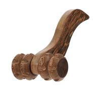 Ciieeo Massaggiatore Doppio in Legno la Schiena Rullo Muscolare Bastone Massaggio Relax Yoga Strumento per Allungare la Spina Dorsale per Corpo e Collo Uso Domestico e Ufficio