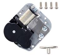 Ciieeo Meccanismo di Movimento per Carillon Ingranaggi Resistenti in Plastica, Compatto e Facile da Montare in Scatole Musicali, Utilizzabile per Terapia Psicologica Tramite Musica per