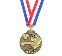 Ciieeo Medaglia in Lega di Zinco per Karate Medaglie Premio Concorso in Metallo Piastra di Sospensione per Gare e Allenamenti Eventi Sportivi Decorazione Medaglia Appesa Vintage