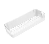 Ciieeo Mensola Sospesa Foratura Organizer per Cosmetici e Articoli da Toeletta Installazione Facile su Piastrelle Vetro e Specchi Design Moderno Minimalista Bianco