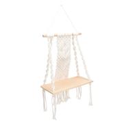 Ciieeo Mensola Sospesa Per Arazzi Supporto Sospeso in Filo Cotone Mensola Foratura Supporto Per Piante Per Piccole Piante in Vaso e Oggetti Decorativi