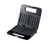 Ciieeo Mini Macchina per Sandwich Elettrica Antiaderente con Piastra per Waffle Macchina per Colazione e Steak e Torte con Controllo Della Temperatura Nera