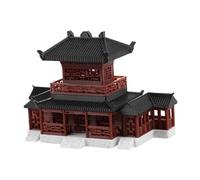 Ciieeo Miniatura Pagoda Statua Decorativa per Giardino Zen Scultura Stile Antico per Paesaggio e Decorazioni da Esterno Accessori per Bonsai e Acquari