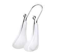 Ciieeo Modellatore per Naso in Silicone Bianco, Clip Lifting per Ponte Nasale, Correttore di Postura senza Ostacolare Respiro, per Ragazze e Donne