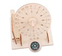 Ciieeo Modellini Di Meridiana Antica Fatta Mano in Legno Kit Didattico Per Progetti Di Astronomia Solare Strumento Educativo Per Apprendimento Stem e Montessori Ornamento Di Design Natura