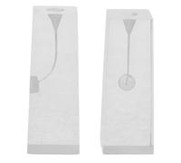 Ciieeo Modello di Dente Trasparente per Pratica Endodontica 2 Pezzi Strumento Didattico con Canale Radicolare a S e Quadrato Resistente e Portatile per Studenti e Professionisti