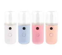 Ciieeo Nebulizzatore Viso Mini Portatile 4 Pezzi da 30ml Ricarica USB per Idratazione e Nutrizione della Pelle Dopo Scottature Solari e Massaggi Facciali