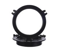 Ciieeo Oblò Marino Rotondo 265mm Vetro Temperato Trasparente e Cornice ABS Nera, Finestra Apribile per Yacht, Barche e Camper, Resistente alle Intemperie, Flusso D’Aria Facilitato e