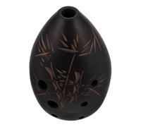 Ciieeo Ocarina Suono Ricco e Autentico in Ceramica Marrone 8 Fori per Principianti e Adulti per Esibizioni Musicali Tradizionali e Lezioni Scolastiche