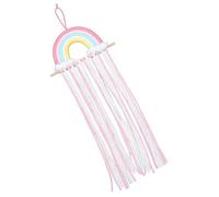 Ciieeo Organizer Per Fermagli e Accessori Per Tema Arcobaleno Porta Fiocchi Per Bambine Decorazione Murale Colorata Per Camera Dei e Bagno Soluzione Per Disordine e Insegnare Autonomia
