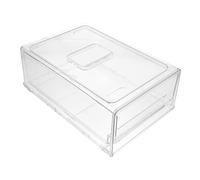 Ciieeo Organizer Per Frigorifero in Plastica Trasparente Contenitori Cassetto Per Congelatore Per Frutta Verdure Carne e Snack Mantieni Ordine e Pulizia Nel Frigorifero