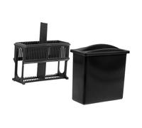 Ciieeo Organizzatore di diapositive per microscopi Portavetrini da laboratorio Porta di diapositiva per microscopio Conservazione dei vetrini per microscopio Grey