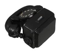 Ciieeo Ornamenti per telefoni retrò mobili retrò Telefono in Miniatura Vecchio Supporto per Cellulare Arredamento del Telefono retrò Ornamento del Telefono Vecchio Telefono Resina Nero