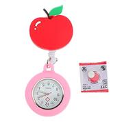 Ciieeo Orologio da Infermiera Luminoso Digitale da Tasca Leggero e Resistente in Silicone con Design Cartoon Adatto Medici e Studenti Colore Rosa Estensibile