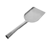 Ciieeo Pala per in acciaio Pala per cenere da barbecue utensili per caminetti pesanti strumenti per il pozzo del fuoco Silver