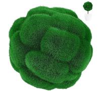 Ciieeo Palla di Muschio Artificiale 12 Cm Diametro Decorazione Creativa per Matrimoni Casa e Vetrine Ornamentale Verde Riciclabile per Giardinaggio Micro Paesaggio e Ambienti Interni