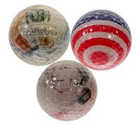 Ciieeo Palline da Golf per Principianti 3 Pezzi, Palla a 2 Strati Leggera per Allenamento e Riscaldamento, Palloni da Allenamento per Lunghe Distanze Controllo Drop-and-stop