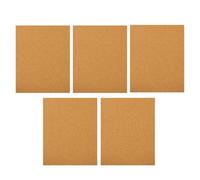 Ciieeo Pannelli Autoadesivi in Sughero 5 Pezzi per Bacheca dell'Ufficio e Decorazione Parete, Dimensioni 297X210X1Mm, Protezione Termica per Tavoli