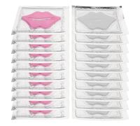 Ciieeo Patch per Labbra in Gel Cristallo 20 Pezzi Maschera Idratante per Labbra Levigante Riduce le Rughe Sottili Secche e Screpolate