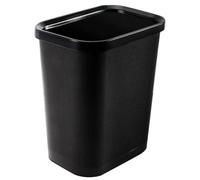 Ciieeo Pattumiera Resistente Capacità Ragionevole Professionale e Plastica Nera senza Coperchio Design Semplice e Moderno da Interno per Ufficio e Cucina