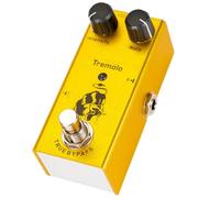Ciieeo Pedale Tremolo per Chitarra Elettrica True Bypass Simulazione Amplificatore Valvolare Classico Effetto Tremolo Analogico Regolazione Fine Adatto a Diverse Chitarre e Uso