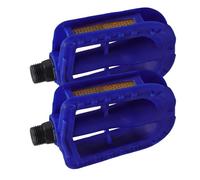 Ciieeo Pedali per Bici in Gomma Antiscivolo Blu Coppia di Ricambio per Mountain Bike e Bicicletta per Pedali di Sicurezza Comodi e Resistenti per Uso Quotidiano