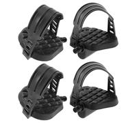 Ciieeo Pedali per Cyclette da Interno Antiscivolo 9/16" con Piattaforma Larga Set 4 Pezzi per Sostituzione e Allenamento Fitness Stabile e Confortevole