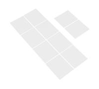 Ciieeo Pellicola Adesiva Diffusore Luce LED 10 Pezzi in Pet 5x5cm Bianca Migliora L'efficienza e Diffonde la Luce Uniformemente per Illuminazione Domestica e Ufficio