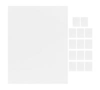 Ciieeo Pellicola Trasparente per Trasferimento Termico 15 Fogli A4 Carta Adesiva Stampabile per Tessuti Chiari Uso Artigianale e Digitale