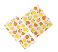 Ciieeo Pellicole Alimentari in Cera D'api 3 Pezzi in Cotone Biologico Riutilizzabili, Involucri Ecologici per Conservazione Alimenti a Casa, Ristorante e Viaggio, Tessuto Sostenibile