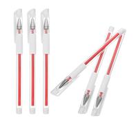 Ciieeo Penna Gel per Sopracciglia Antispruzzo 6 Pezzi Rossa, Pennarelli per Tatuaggi Temporanei Corpo, Marcatori per Trucco Preciso e Resistente, Adatta a Trucco Quotidiano e Spettacoli