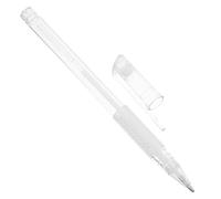 Ciieeo Penna per Sopracciglia Microblading Punta 1mm, Resistente All'acqua, Impugnatura Antiscivolo in Plastica, Colore Bianco per Make-up Permanente e Tatuaggi Sopracciglia