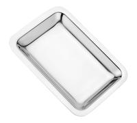 Ciieeo Per Snack Vassoio Da Rettangolare Teglie Gill Teglia Da In Portafrutta Teglia Per Lasagne Vassoio Per Pane In Inox Riutilizzabile