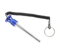 Ciieeo Perno a Molla Magnetico per Pesi Palestra Φ10mm X 105mm Blu, Perno di Ricambio Robusto Attacco Corda per Macchine LAT Pulldown e Allenamento Forza, Accessorio Versatile