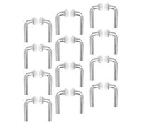 Ciieeo Perno di Sicurezza a J 50 Pezzi in Acciaio per Scaffalature Pallet Rivetto a Testa Piatta per Magazzino Carichi Pesanti Installazione Rapida