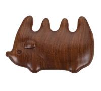 Ciieeo Pettine da Massaggio per Districare e Massaggio del Cuoio Capelluto Chioma in Legno a Forma di Riccio Denti Lisci Portatile come Regalo la Giornata della Mamma