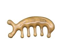 Ciieeo Pettine da Massaggio Portatile Marrone in Legno di Sandalo Resistente alla Rottura per Massaggio Testa e Miglioramento Circolazione Colore Casuale per Chioma